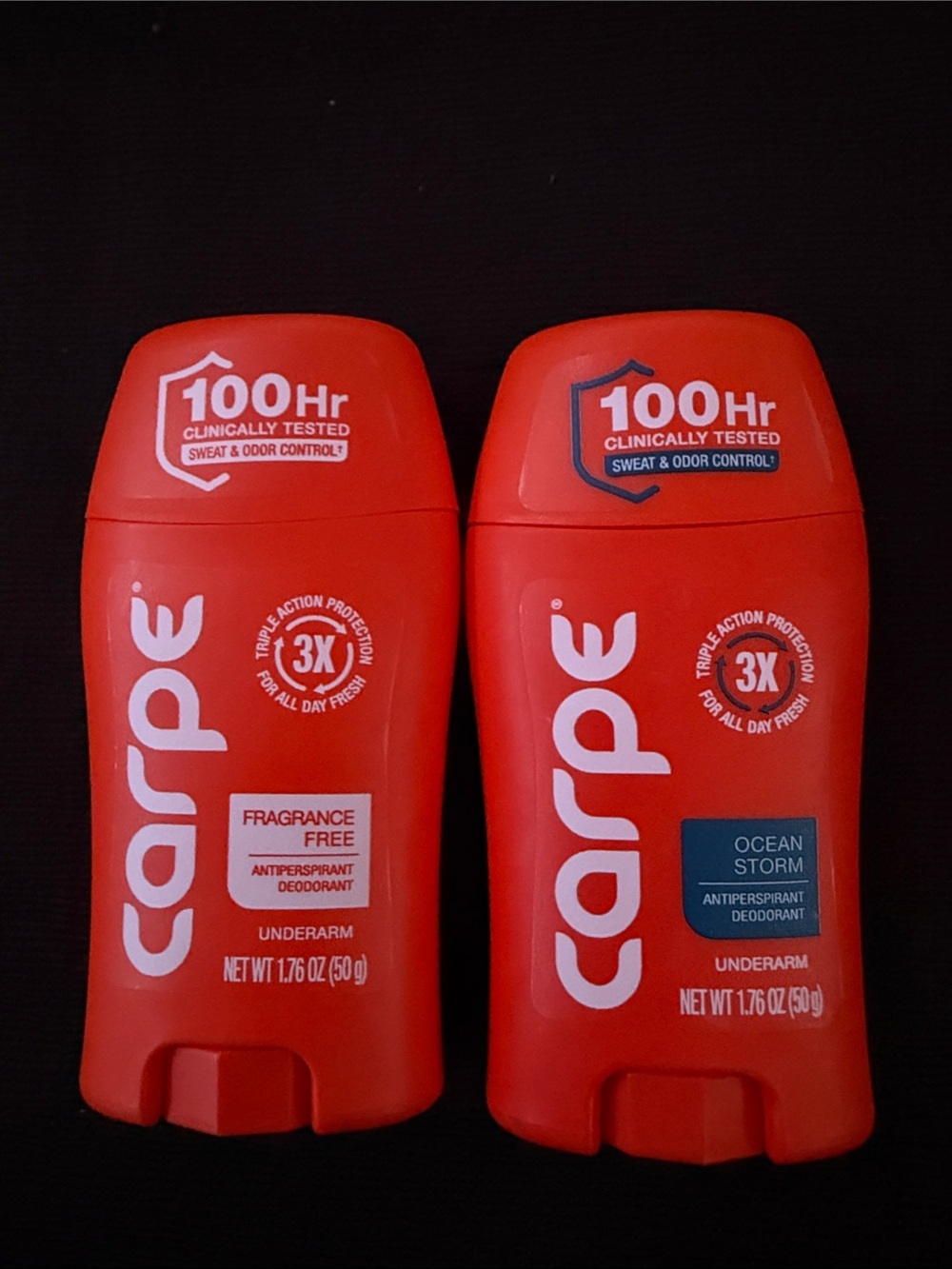 Carpe Men’s Antiperspirant Deodorant Stick - Red Fragrance Free